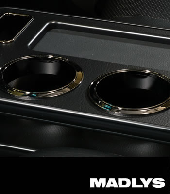 デリカd5MADLYS センターテーブルver3フロント用 マットブラック