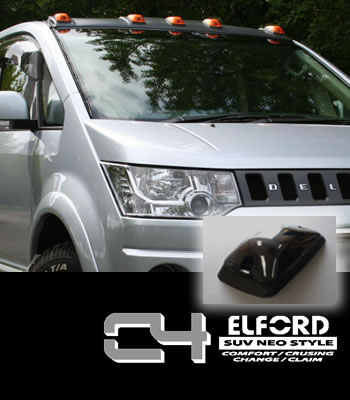 ■受注生産品■ELFORD ルーフマーカーランプスモークレンズ［前期型］