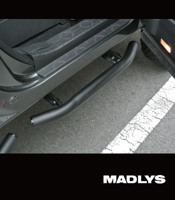 MADLYS サイドステップTYPE-2 マットブラック 1台分セット［前期型］ サムネイル2