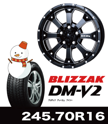 4インチUP車向け MK-46ML+＆DM-V2 245サイズセット