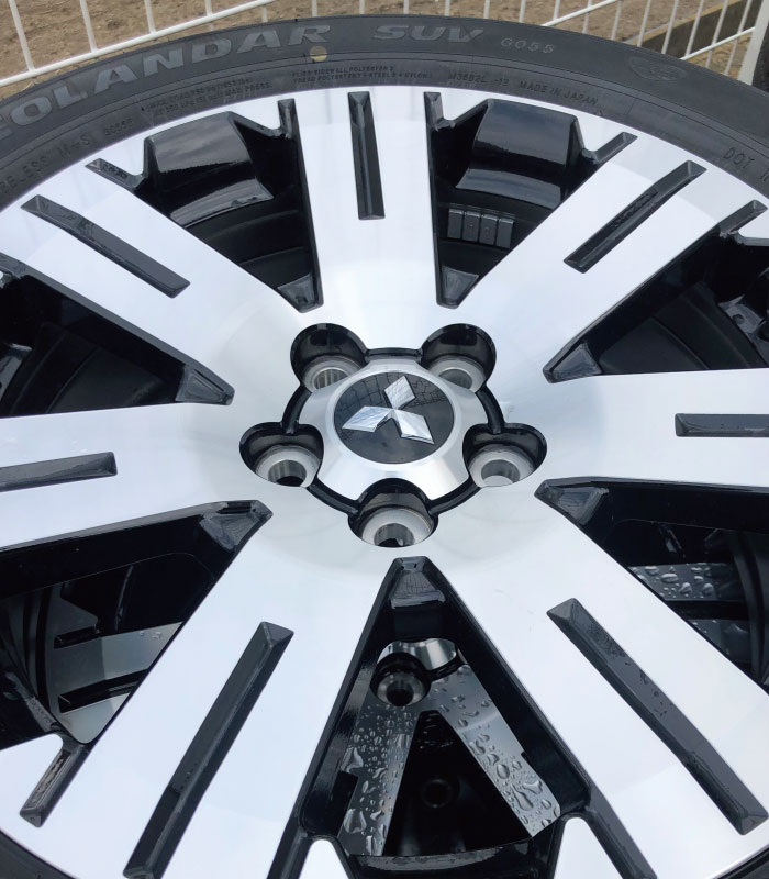 中古新車外し純正18インチタイヤ＆アルミセット117c サムネイル2