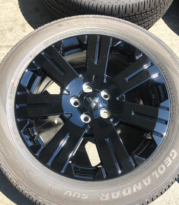 中古新車外しシャモニー純正18インチタイヤ＆アルミセット(小傷有)118a サムネイル2