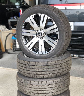 中古新車外し純正18インチタイヤ＆アルミ4本セット118b