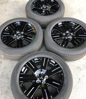 中古新車外しシャモニー純正18インチタイヤ＆アルミセット1206B