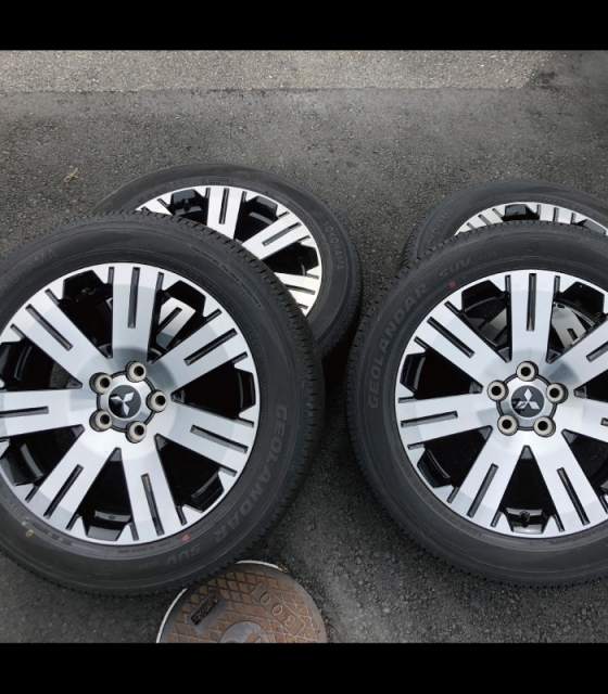 中古新車外し純正18インチタイヤ＆アルミセット27a