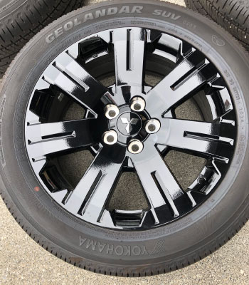 中古新車外しシャモニー純正18インチタイヤ＆アルミセット27b サムネイル2