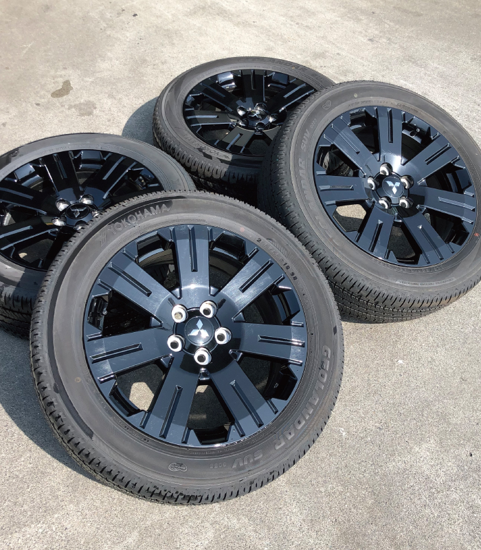 中古新車外しシャモニー純正18インチタイヤ＆アルミセットa812b2